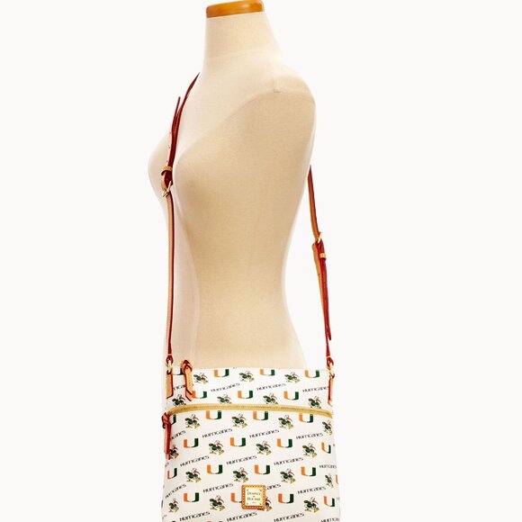 NWOT Dooney and Burke Collegiate University of Miami Crossbody - Picture 2 of 3